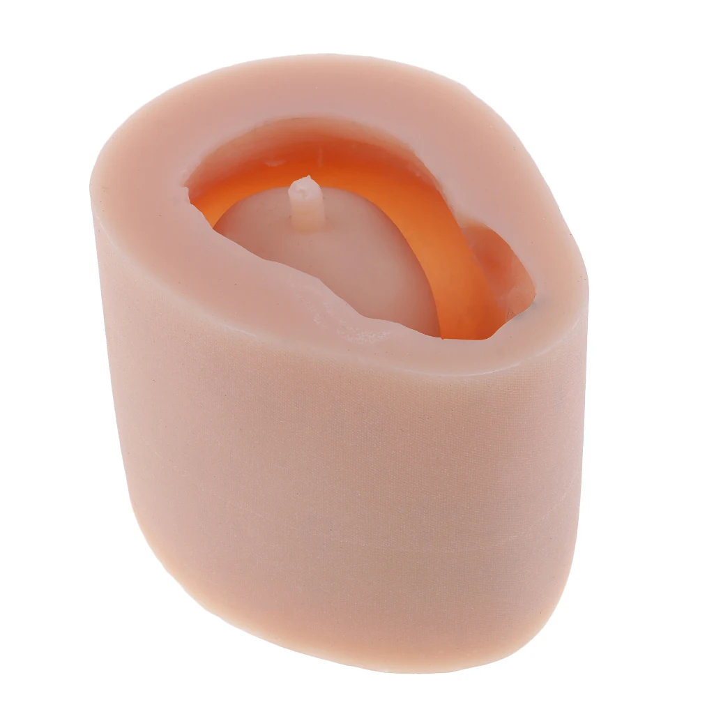 Silicone Halloween Skull Shaped Concrete Plaster Gypsum Flower Pot Mold Plant Holder DIY Soap Candle Making Mould