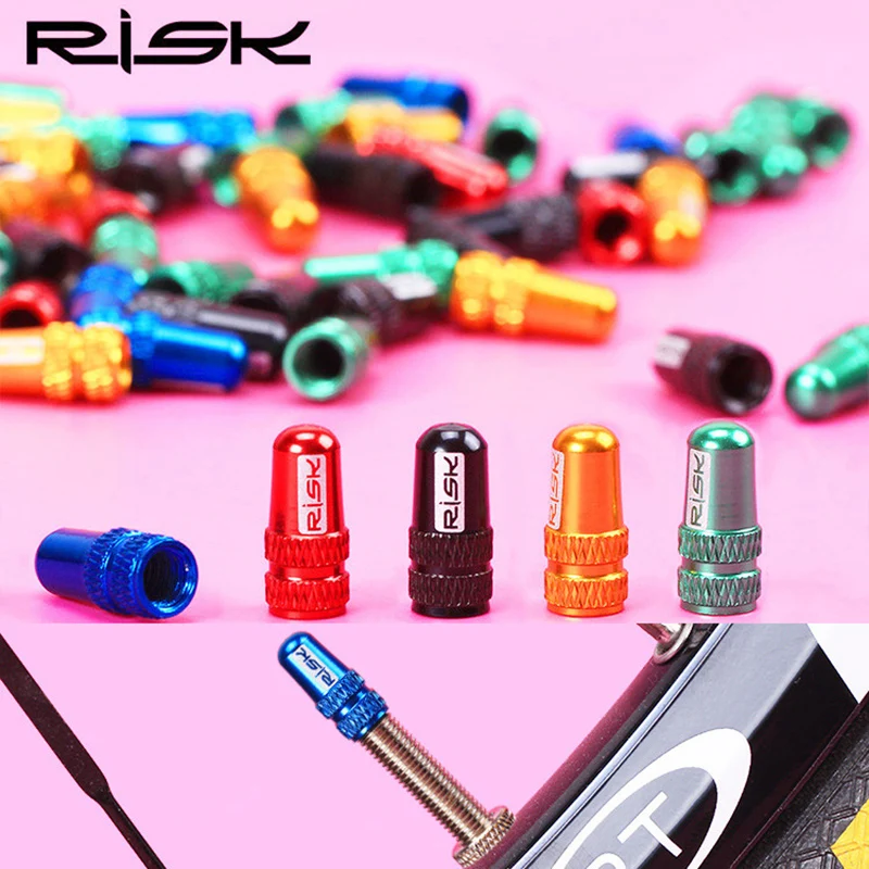 

1 pair of road Bicycle Sclaverand Valve Cap MTB Bike Tire Tyre Wheel Anodized Dust French valve Cover Cap Presta Valve Cover