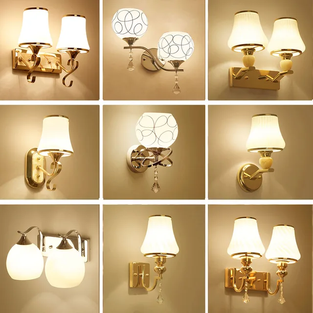 Hghomeart Gl Sconces Reading Lamps Wall Mounted 110v 220v Crystal Hghomeart Gl Sconces Reading Lamps Wall Mounted 110v 220v Crystal Sconce Led Lamp Bedroom