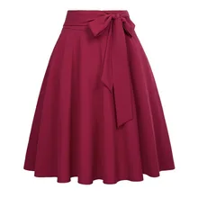 Женская летняя модная плиссированная юбка с высокой талией женские мини-юбки для девочек простая ветрозащитная юбка с бантом Kawaii короткая Saia Faldas