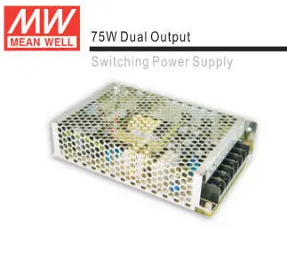 

Genuine Mean Well NED-75A 75W 5V 12V Dual Output Switching Power Supply