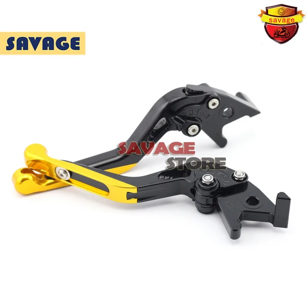 

For SUZUKI Burgman 125 2014-2015 Gold Motorcycle Extending Brake Clutch Levers extendable CNC Aluminum