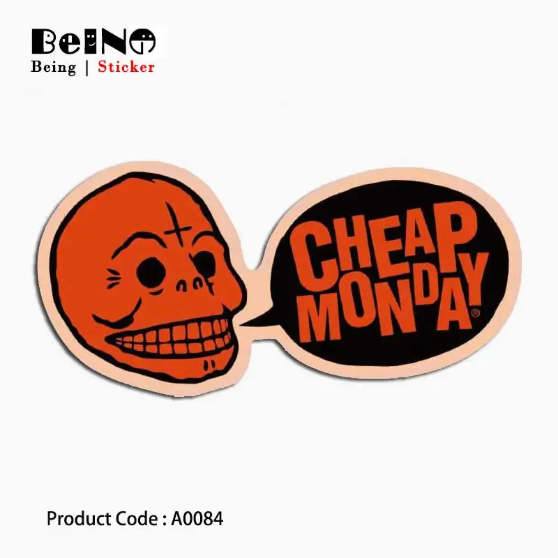 

cheap Monday sticker monster ghost funny waterproof suitcase laptop guitar luggage skateboard bicycle toy lovely A0084 stickers