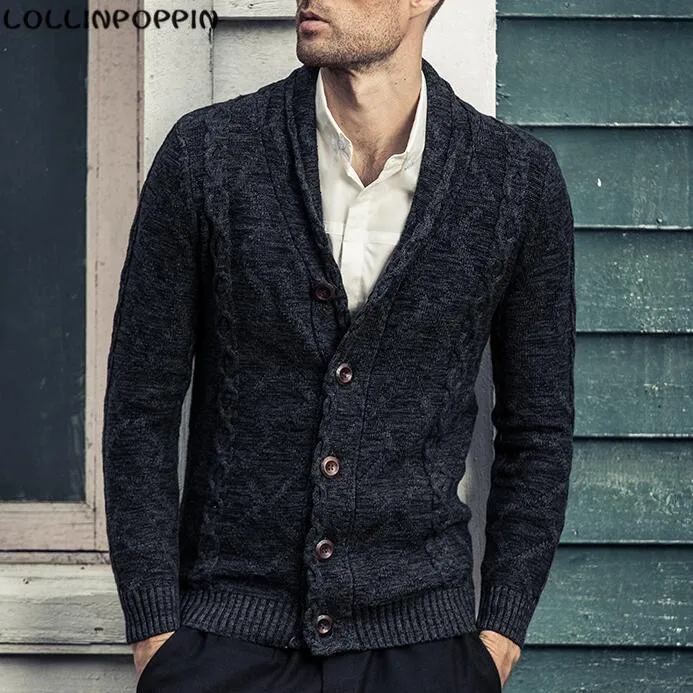 Popular Shawl Collar Sweater Men-Buy Cheap Shawl Collar Sweater Men lots from...