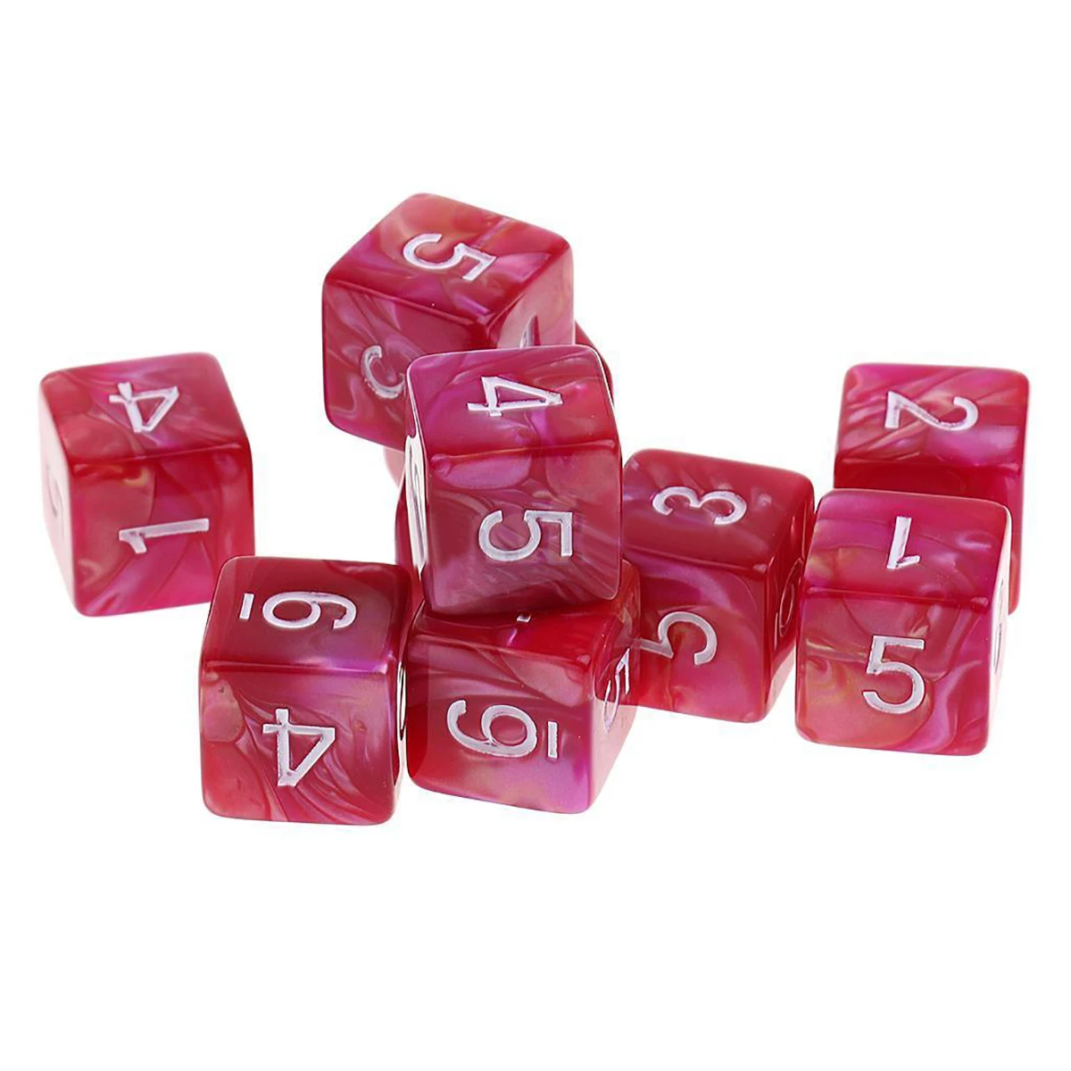 Новое поступление 10 шт./компл. D6 Набор двусторонних игральных костей