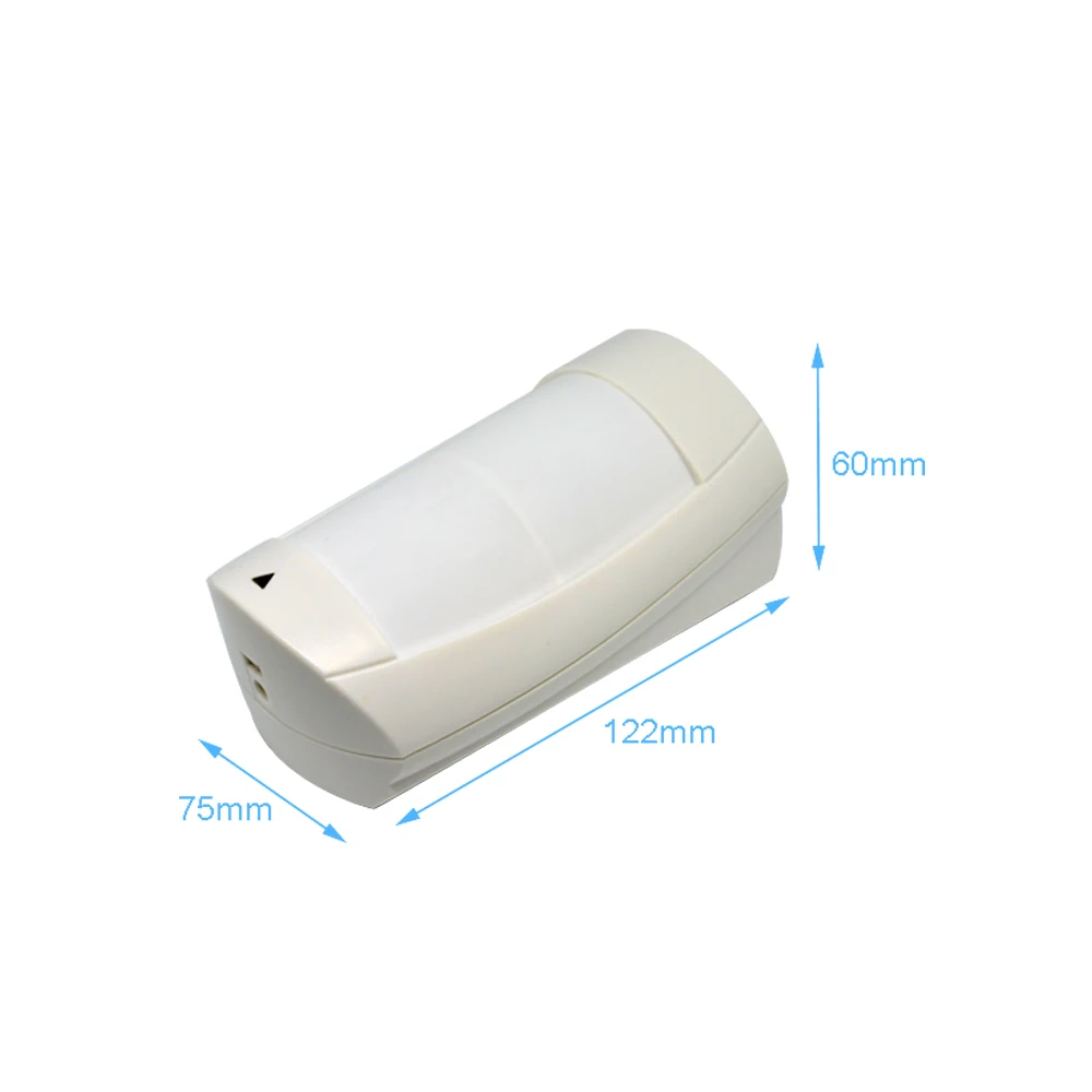 Detector para Alarme de Segurança Infravermelho Interior Pir Motion Sensor Anti Roubo Paradoxo Dg75 Intruso Detetive 10 Pcs Fio 4 (10 pcs) infravermelho Interior fio PIR motion
