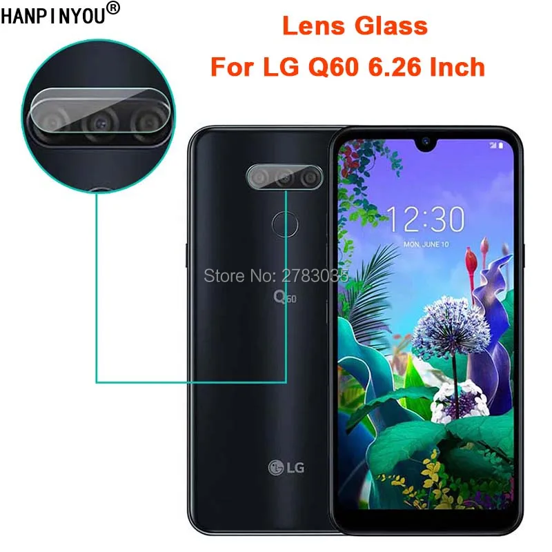 

For LG Q60 6.26" Clear Ultra Slim Back Camera Lens Protector Rear Camera Lens Cover Tempered Glass Protection Film