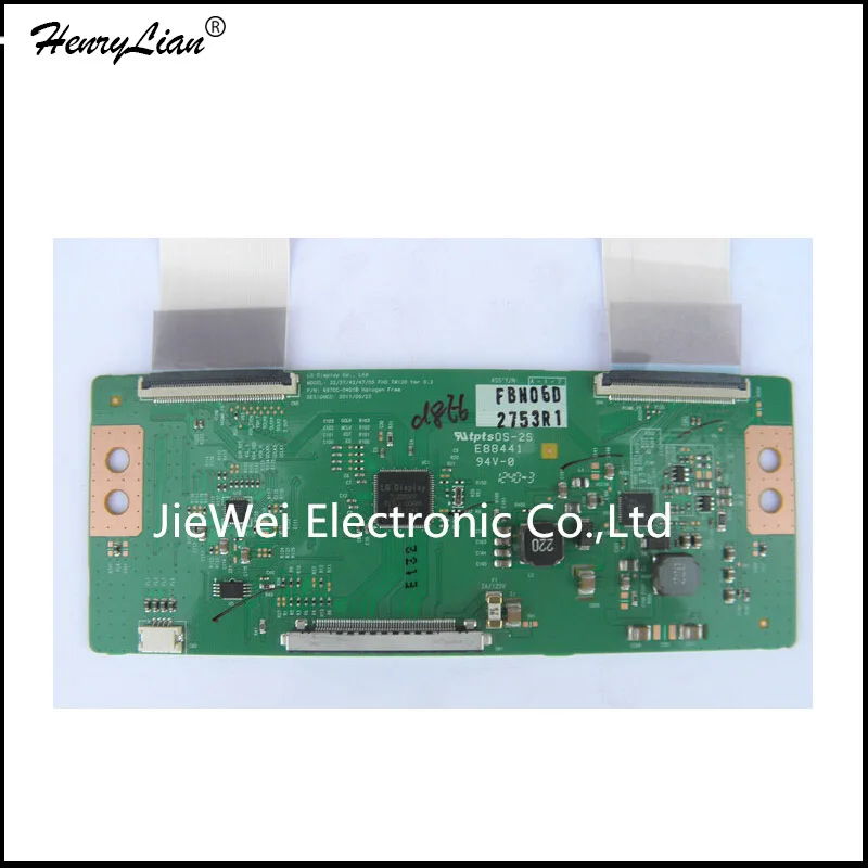 

HENRYLIAN 1pcs T-CON board LC 32 37 42 47 55 FHD TM120 VER 0.2 VER0.3 6870C-0401B 6870C-0401C for LED LCD logic board