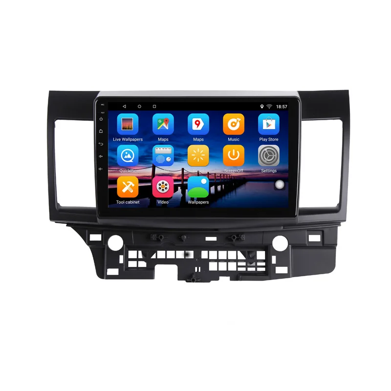 Clearance 10.1" 2G RAM 32G ROM Android Car DVD Video Player GPS For MITSUBISHI LANCER 2008-2016 audio car radio stereo navigation wifi 18