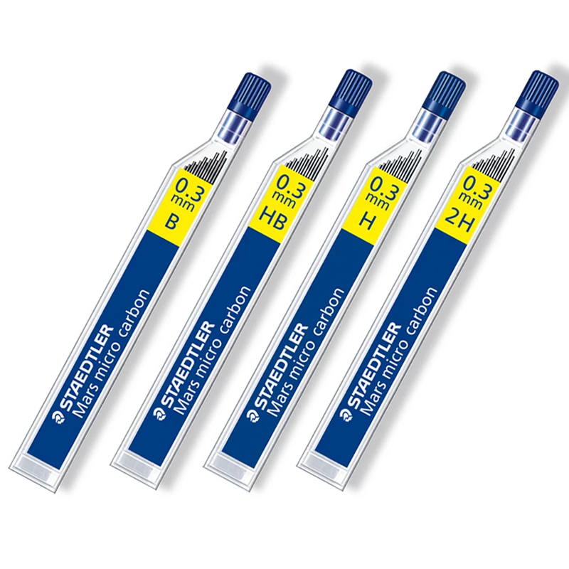 Staedtler 250 механический карандашные грифели 2B/HB 0,3/0,5/0,7/0,9/1,3 мм офисные и школьные канцелярские принадлежности