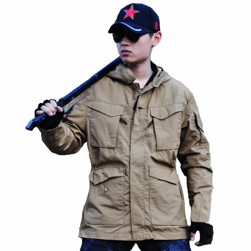 Наружная тактическая ветровка M65 военная армейская куртка охотничья одежда для походов кемпинга термокуртка S-XXL