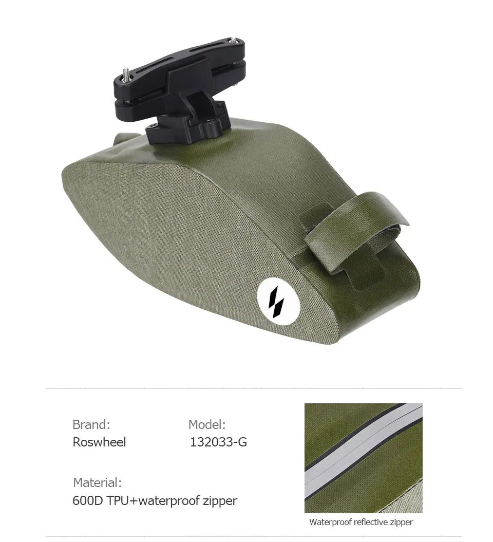 Sale Sahoo Series 132033 132032 Strap-on Mountain Cycling Bike Bicycle Back Rear Tail Seat Saddle Bag Pouch Pannier Sack Wedge Pack 8
