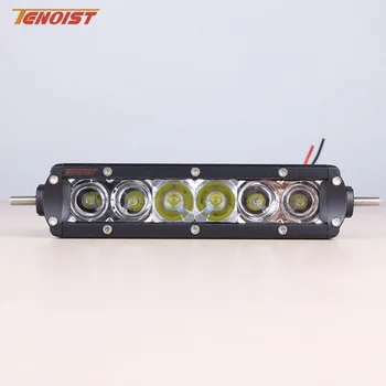 

Light Sourcing 7 Inch Single Row 30W LED Light Bar For Offroad 4*4 SUV ATV Tractor 12V 24V