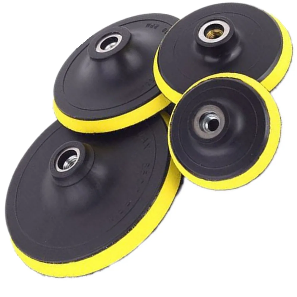 

Wheel Pad Flocking Adhesive Sandpaper Sheet Tray Brushed Sponged Angle Grinder Polishing Disc Disk Axle Dia M16/125mm
