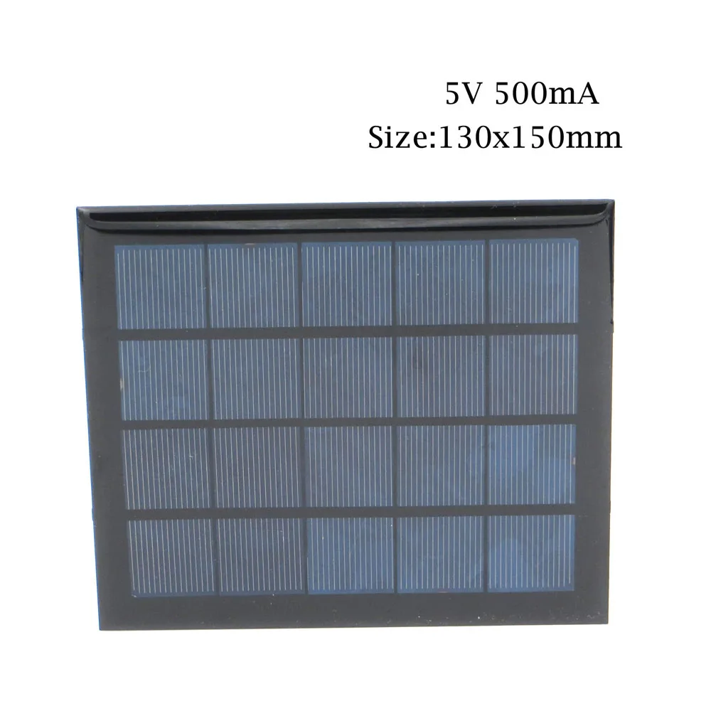 Панели солнечные 5V Мини Солнечная Системы "сделай сам" для Батарея зарядные устройства для мобильных телефонов Портативный 0,7 W 0,8 W 1W 1,2 W 2,5 W 4,2 W солнечных батарей