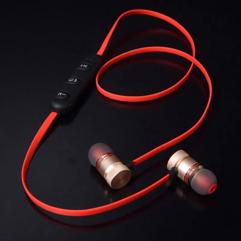 Bluetooth Wireless Headphone Sport Running Stereo Magnet Earbuds With Microphone Earphone Headset For iPhone X 5 6 7 8P Android