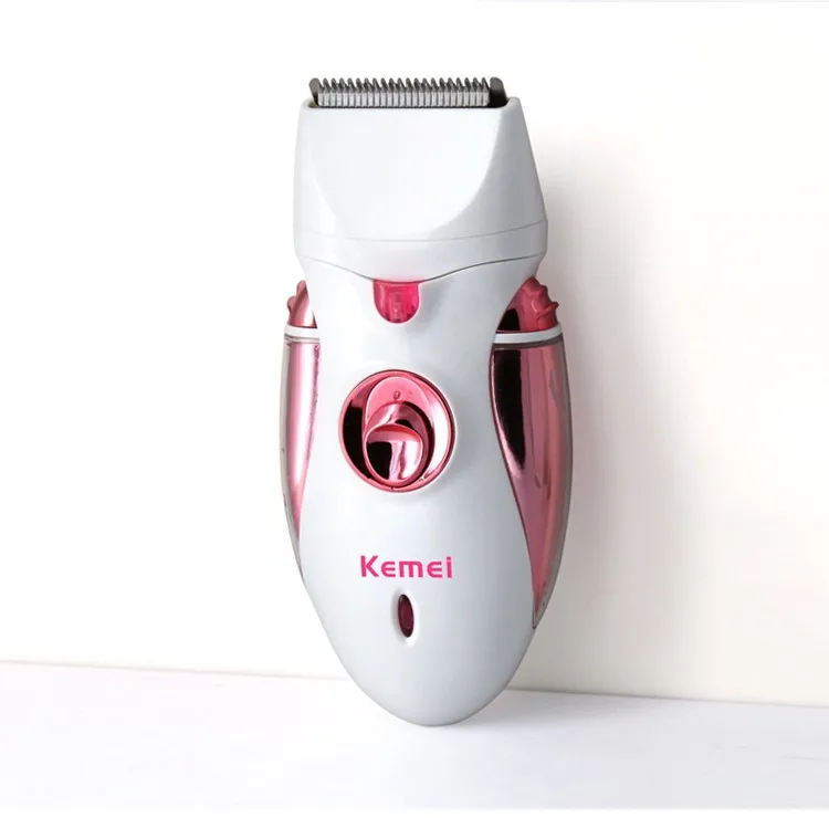 Kemei 4 в 1 перезаряжаемый эпилятор для волос Бритва для женщин Женский электрическая машинка для бритья волос тела депилятор Леди Триммер для удаления
