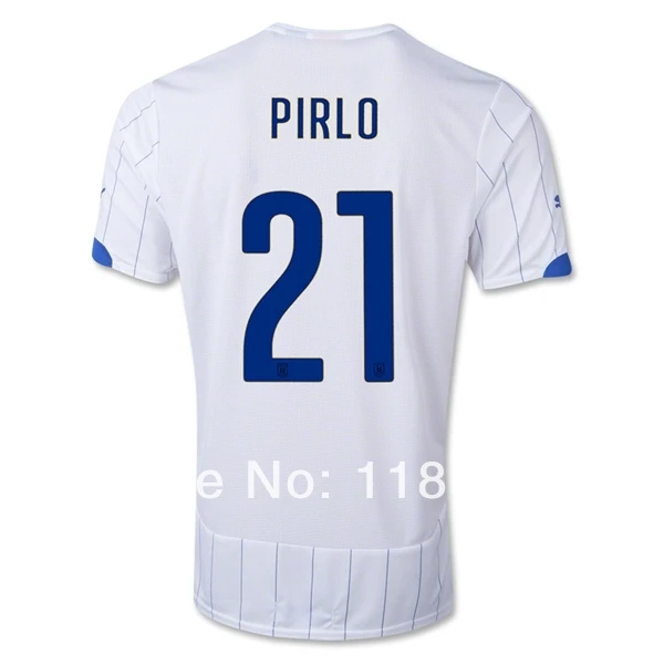 Top Original Dani PIRLO Football Jerseys away #21 Italy jersey Size S M L XL Shop At Affordable Costs | Спорт и развлечения