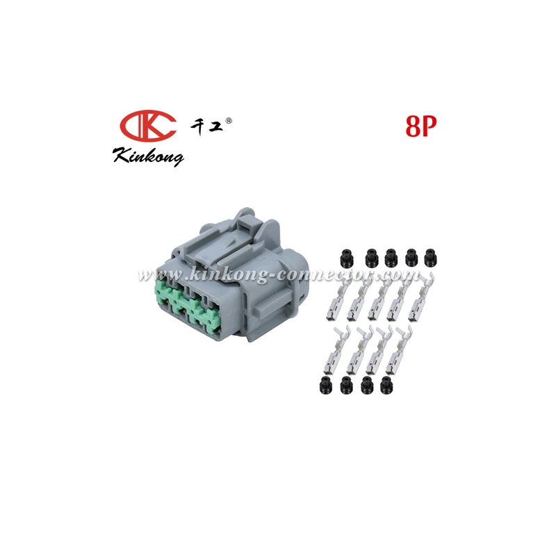 Оптический Кливер Sumitomo 1 комплект 6188-0738 6918-1780 6185-1179 8 pin лезвие мужского и женского пола Nissan 240sx 95-98 серый рычаги стеклоочистителя шасси усилителя разъемы - Цвет: 5 set Female