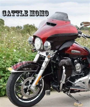 

Windshield Spurt draws Skull Head Wind Deflectors 8" for Harley Touring Street Electra Tri Glide FLHX FLHTK FLHTCU 14 15 16 17
