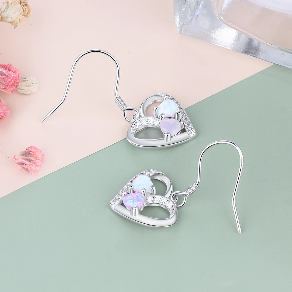 925 Sterling Silver Drop Earrings (4)
