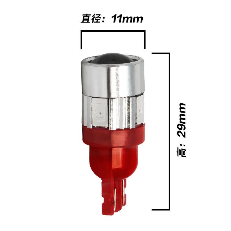 T10 194 W5W 6 SMD 5630 5730 Светодиодная Лампочка высокой мощности автомобильная