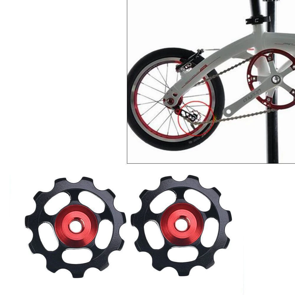 Горная велосипедная передача, керамическое Palin заднее колесико с циферблатом, 11T зуб, алюминиевый сплав, подшипник, Натяжное колесо, велосипедное колесо
