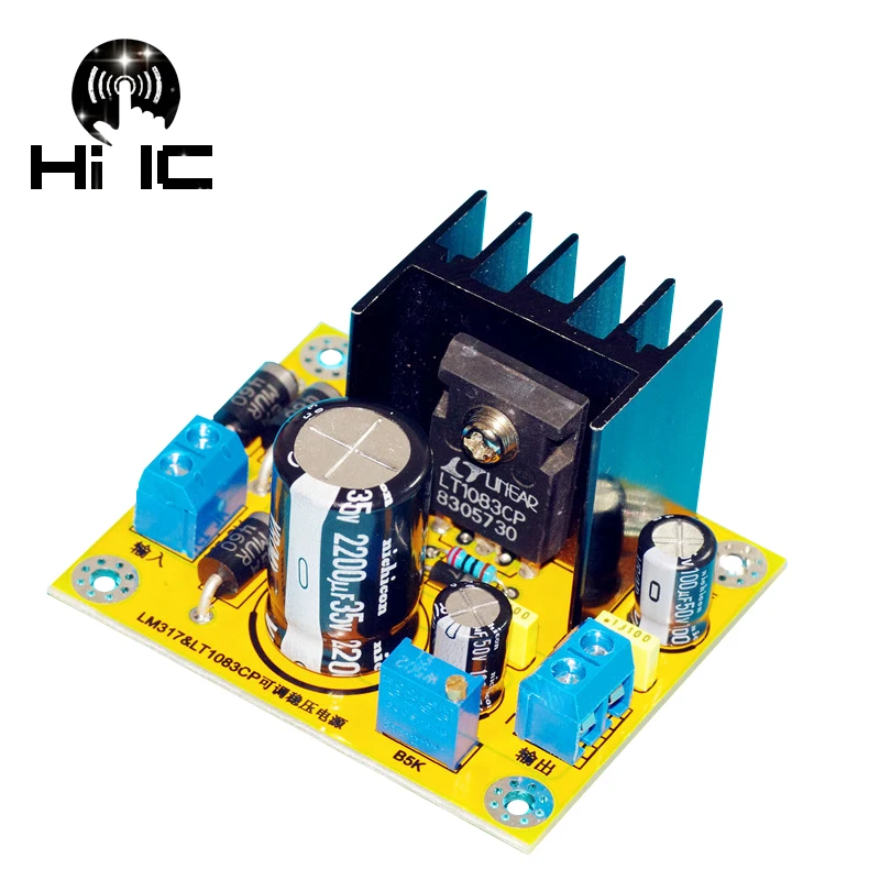 LM317 LT1083 Модуль платы преобразователя линейный регулятор Регулируемый напряжения