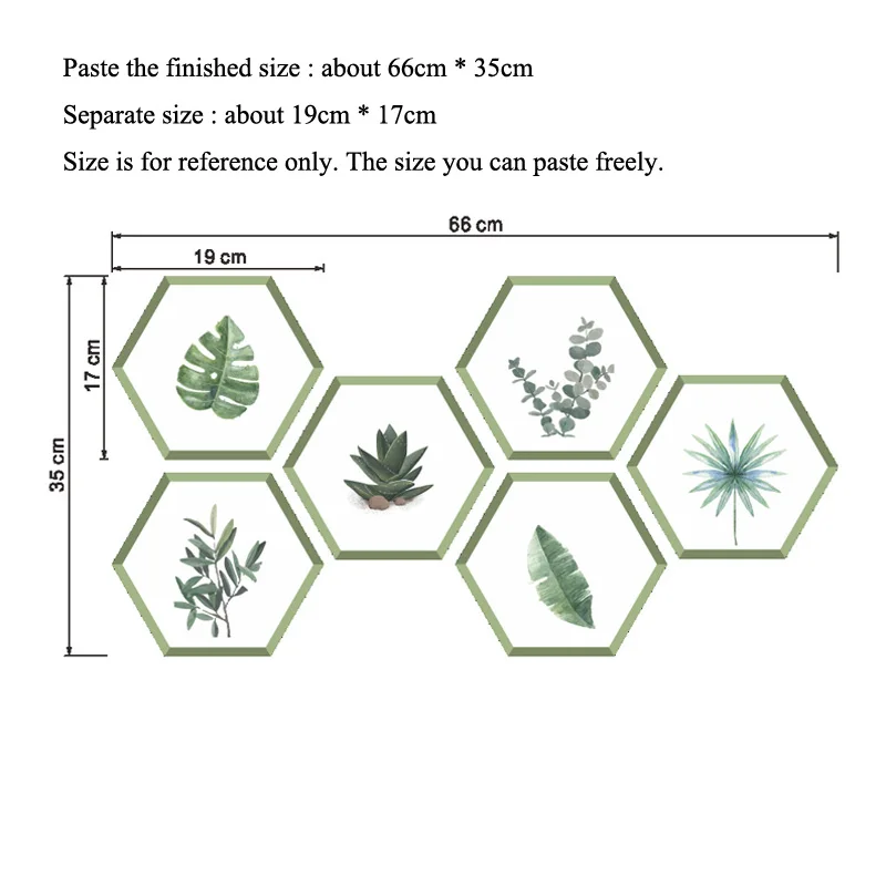 Различные растения фоторамки настенные Стикеры для витрины гостиной фон украшения дома настенные наклейки обои стикеры s