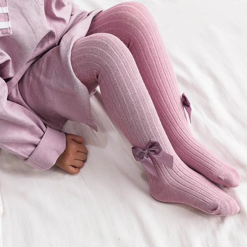 1-5Y Spring/Autumn Children Tights Cotton Baby Girl Pantyhose Kid Knitted Collant Tights Soft Infant Clothing Warm Lovely Pants - Цвет: A2