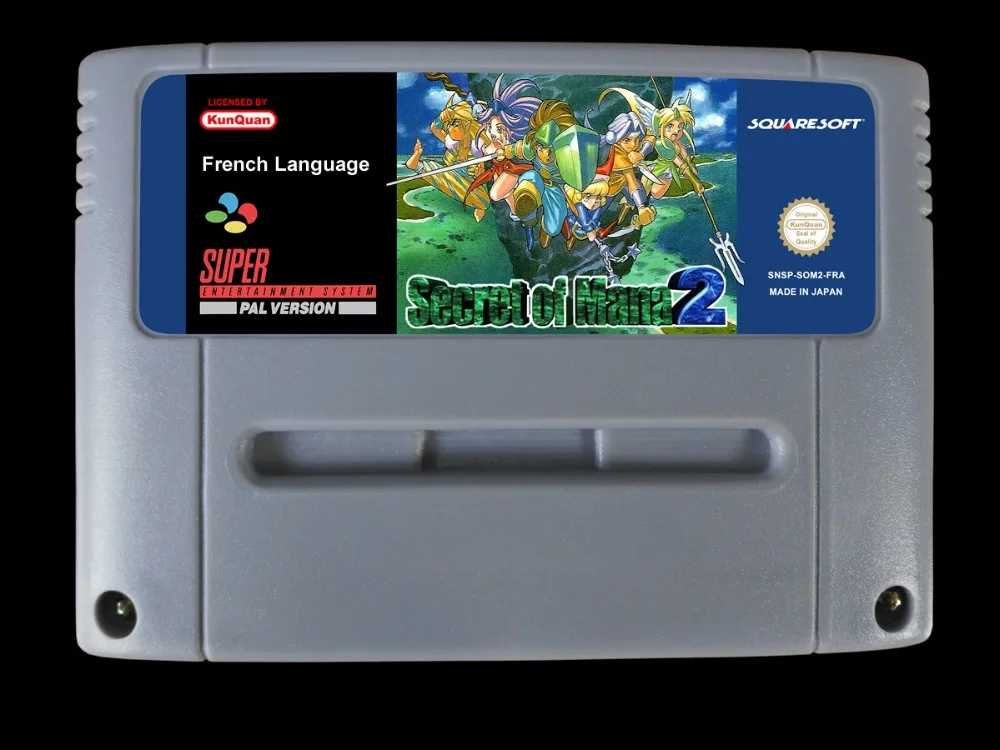 

16Bit Games ** SEIKEN DENSETSU 3-Secret of Mana 2 ( French PAL Version!! French Language!! )