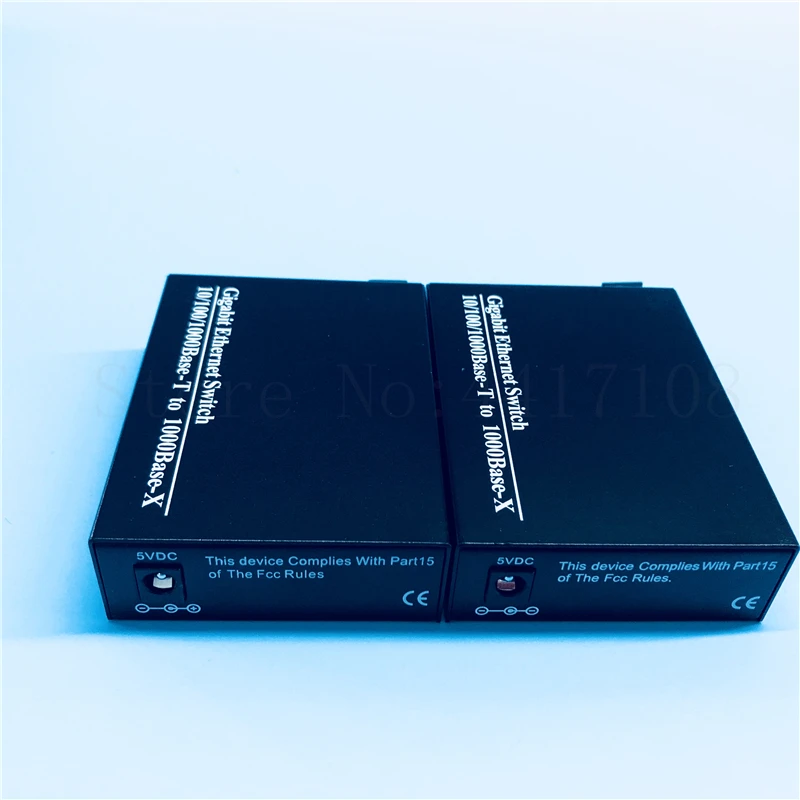 1G2E 10/100/1000M Gigabit Ethernet-коммутатор Ethernet волоконно-оптический медиа конвертер одиночный режим 2-Порты и разъёмы RJ45 2 Порты и разъёмы оптического волокна