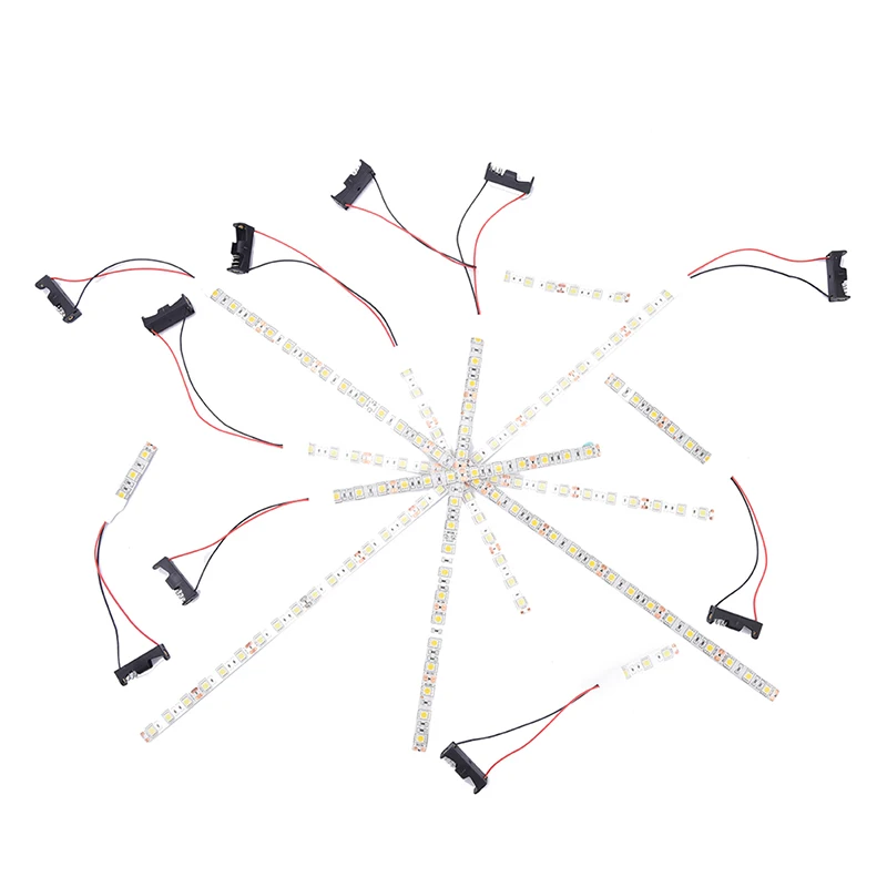 5 см/10 см/20 см/30 см/50 см Светодиодная лента на батарейках 5050 SMD теплый белый/белый