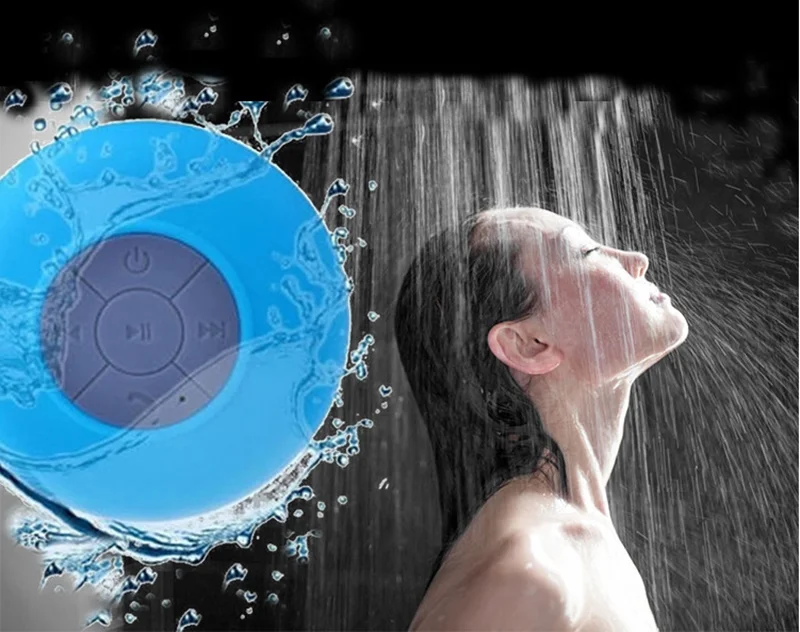 Водонепроницаемый мини Bluetooth динамик Sucker Musicer портативный беспроводной Hands-free душ музыкальный плеер BT музыкальный плеер для автомобиля BTS-06