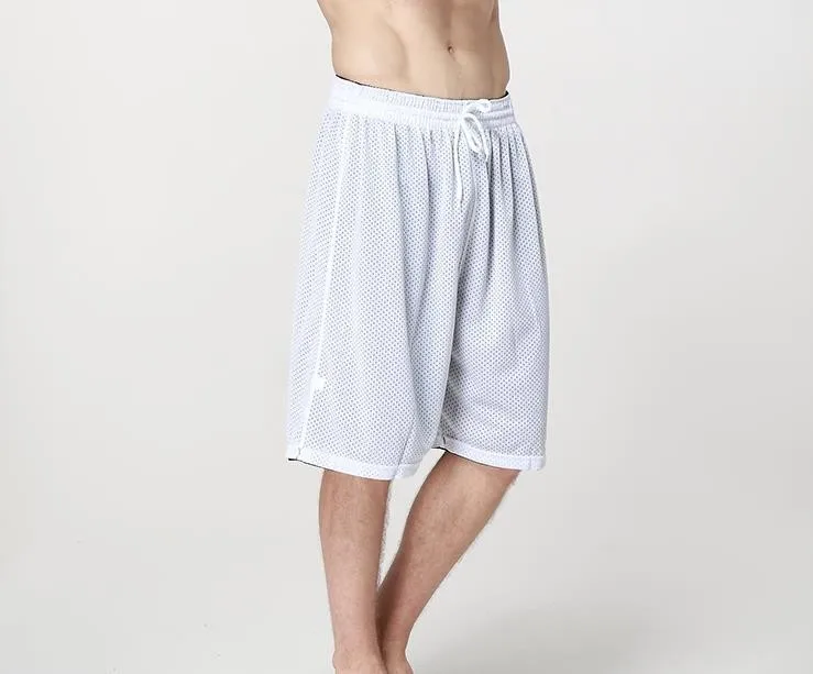 Летние спортивные баскетбольные шорты, свободные мужские шорты с завязками размера плюс XS-XXL