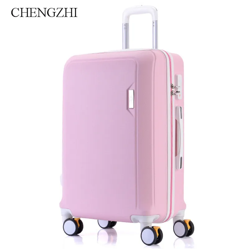 Чехол CHENGZHI20 из АБС пластика для девочек диагональ 22 дюйма 24 26 дюймов чемодан на