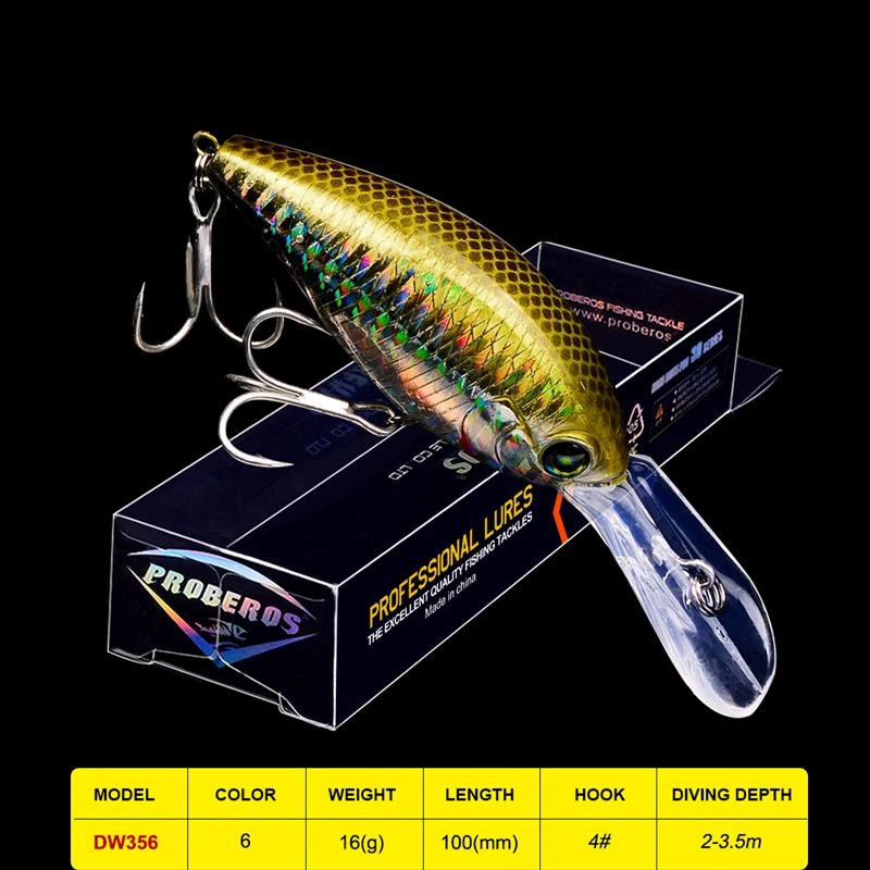 1 шт. Topwater Crankbait 10 см 16 г жир fWobbler Isca искусственная жесткая приманка окунь пластиковые рыболовные снасти на пескаря