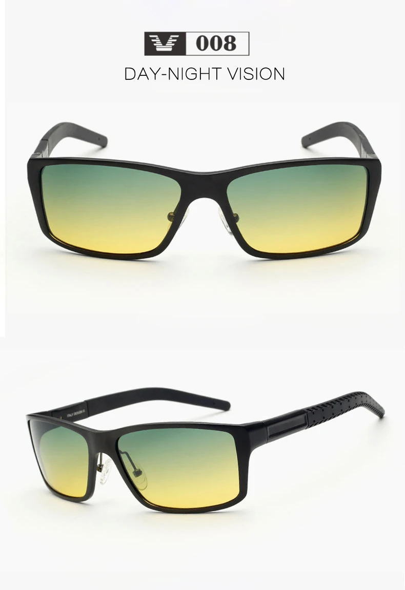 Новинка поляризованные солнцезащитные очки мужские очки солнцезащитные очки для вождения для водителя - Цвет линз: 008