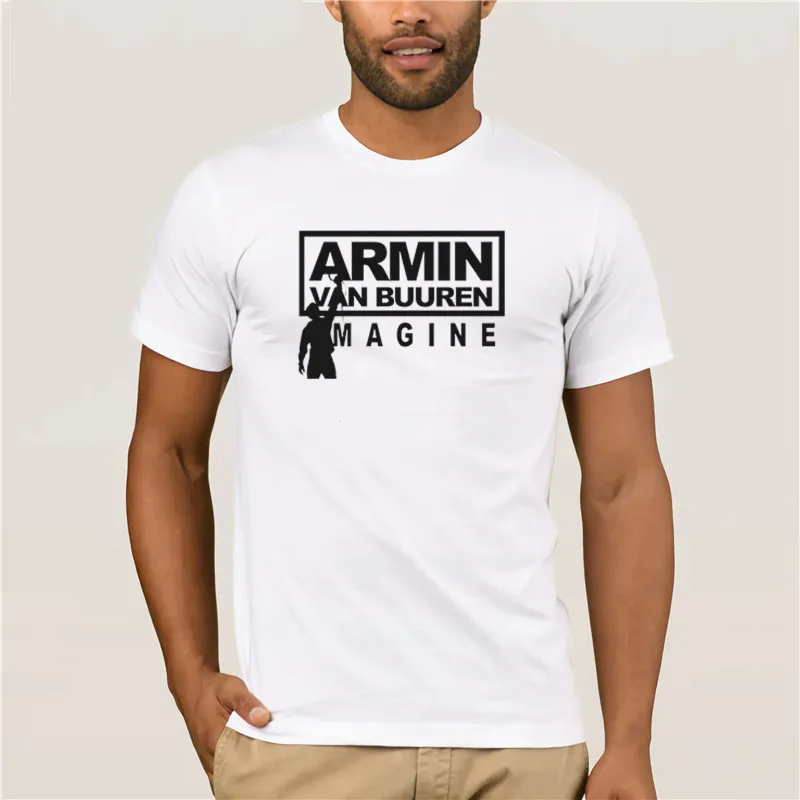 

Fashion Printed men's T-Shirt Print Armin Van Buuren Netherlands Trance music Popular Music DJ round neck cool man's T-shirt