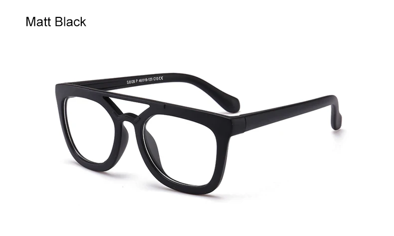 Ralferty 2018 модная детская TR90 гибкие очки для девочек и мальчиков оправа для детских очков от близорукости, по рецепту Классическая оправа K8128