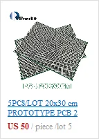 1 шт. 7x9 см Прототип PCB 7*9 см панель двойное покрытие/лужение PCB универсальная плата двухсторонняя PCB 2,54 мм доска