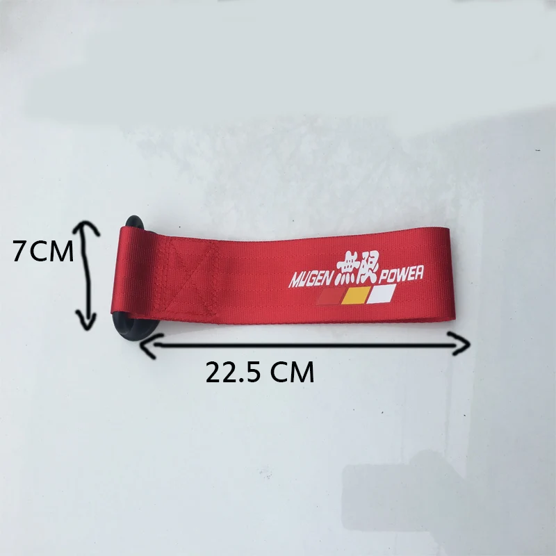 موغن العالمي عالية الجودة سباق سيارة Tow Strap/سحب الحبال/هوك/سحب القضبان مع ملصقا سهلة تثبيت