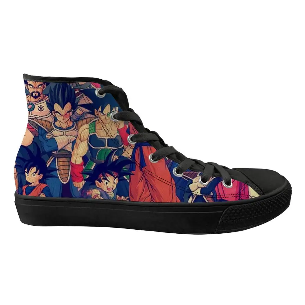 CDHJ1044Z38 ELVISWORDS Вегета Dragon Ball Вулканизированная обувь Прохладный высокие холщовые Супер Saiyan GT Z Гоку удобные кроссовки для обувь мальчиков для мужчин - Цвет: CDHJ1044Z38