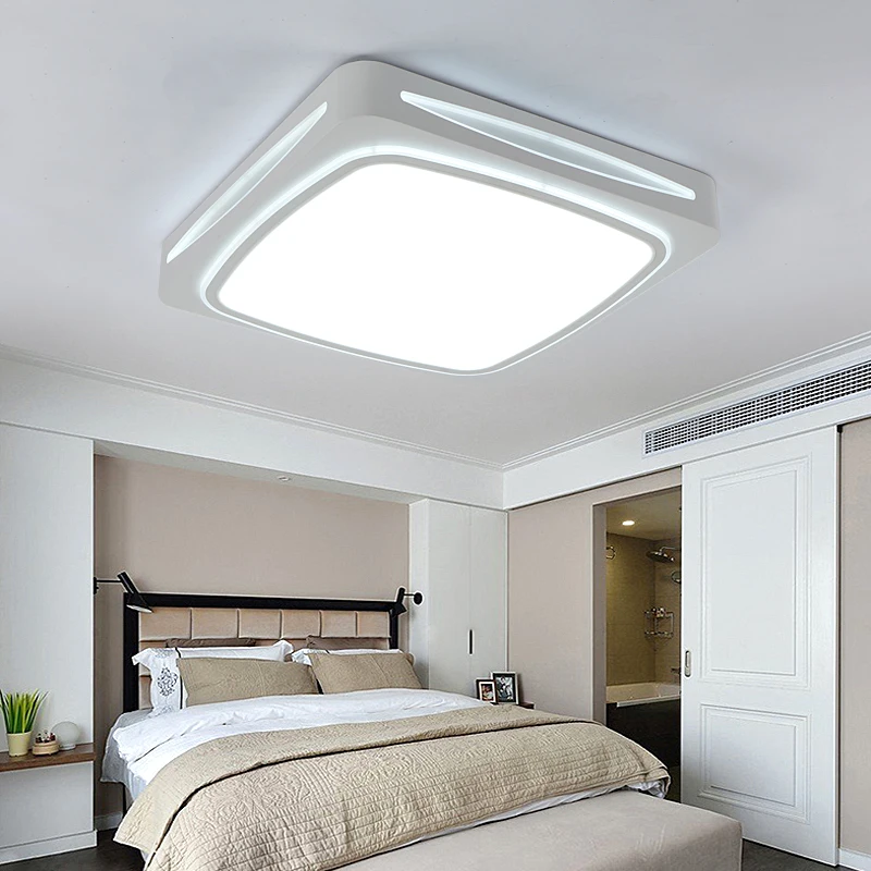 

2019 LED Ceiling Light Modern Lamp Living Room Lighting Fixture Bedroom Kitchen Surface Mount Flush Panel Remote Control