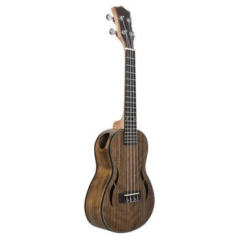 

21 24 26 Inch Acoustic Tenor Ukulele Ukelele Uke Walnut Wood Nylon Strings Close Type Tuning Pegs Sting Instrument