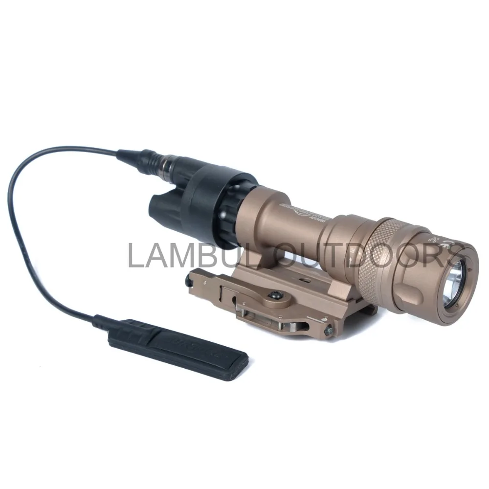 Arma da Polícia Tactical Picatinny Luz Montagem Levou Caça Olheiro Lanterna Engrenagem Constante Saída Momentânea Branco qd M952 ir 11 Esporte e Lazer