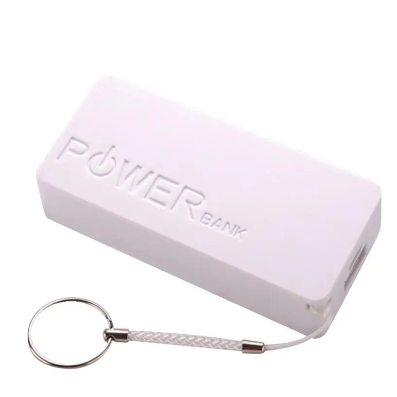 HIPERDEAL Новинка 5600 мАч 2X18650 USB power Bank зарядное устройство чехол DIY коробка для iPhone Sumsang 17Dec29 Прямая поставка - Цвет: Белый