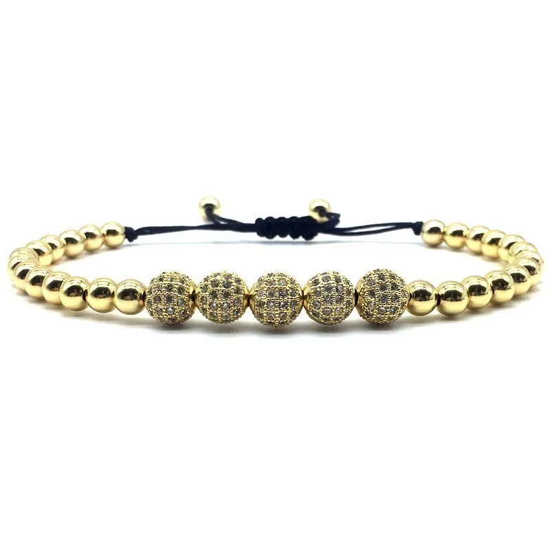 

Classic Disco Ball Charm Bracelet Men Women 2019 Fashion Adjustable Beads Rope Strand Bracelet For Men Women Jewelry Gift