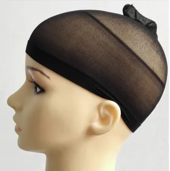 

2 Pcs good Quality Deluxe Hair Net For Weave 2 Pieces/Pack Hair Wig Nets Stretch Mesh Wig Cap For Making Wigs Free Size