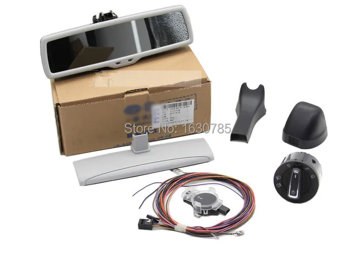 For Volkswagen VW Golf mk7 Anti glare Auto Dimming Rear view mirror+